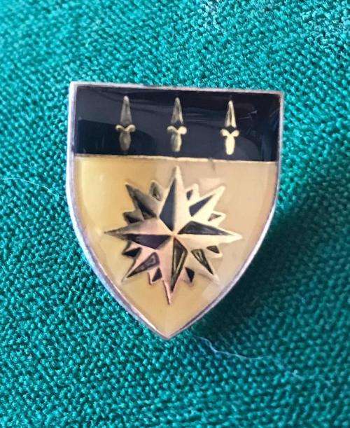 1 RECCE REGT. LAPEL PIN BADGE-ORIGINAL- ONE PIN-MEASURES 19X17 MM