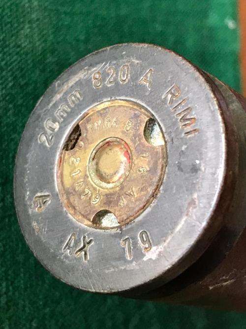 20 MM PRACTICE ROUND-HEIGHT 213 MM