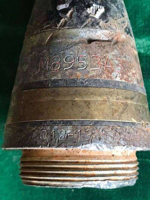 M895 3A3 PROJECTILE-DIAMETER AT THE BOTTOM 60 MM- HEIGHT 11 CM - ITEM ONLY FOR DISPLAY PURPOSES