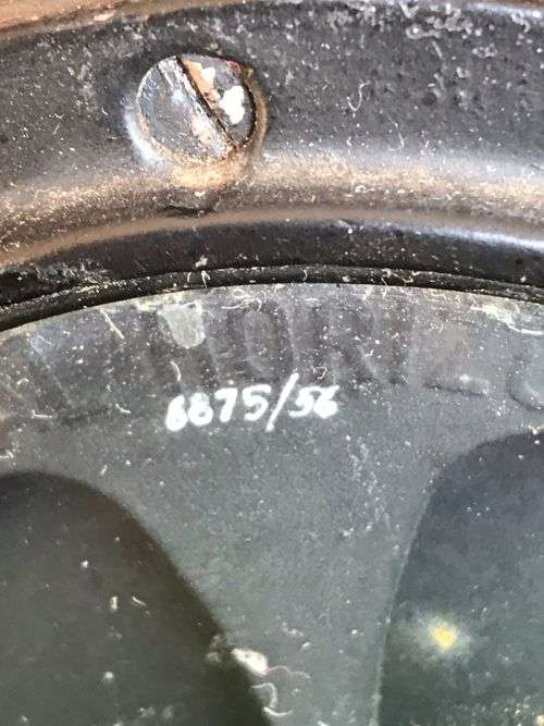 ARTIFICIAL HORIZON MK 1B INSTRUMENT-DIAMETER 11CM-LENGTH 17 CM-WORKING CONDITION -MK 1B GA/1519-ROYA