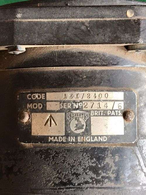 ALT METER,MADE BY SMITHS IN THE UK-SER, NO 2714/6 TYPE IT.1-2-WW2 PERIOD-USED IN THE SPITFIRE AND HU