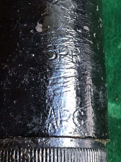 LARGE AND HEAVY 55 MM PROJECTILE- HEIGHT 17 CM-ITEM ONLY FOR DISPLAY PURPOSES