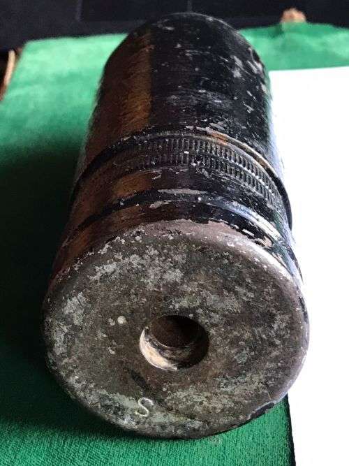 LARGE AND HEAVY 55 MM PROJECTILE- HEIGHT 17 CM-ITEM ONLY FOR DISPLAY PURPOSES