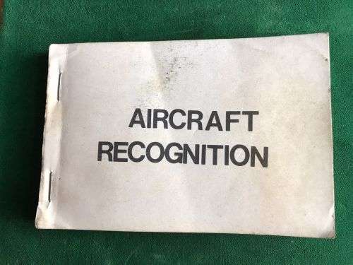 SADF PERIOD- AIRCRAFT RECOGNITION POCKET SIZE HAND BOOK