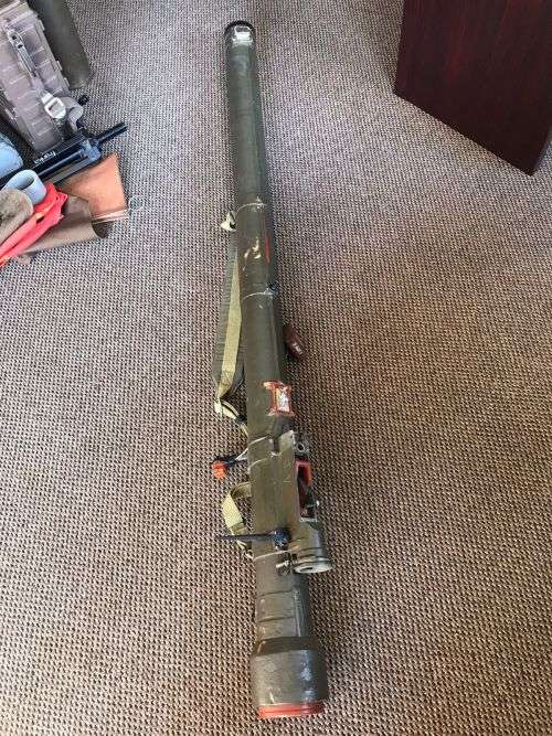 SOVIET SAM 7DISPOSABLE AIR MISSILE ONLY FOR DISPLAY PURPOSE AND TOTALY INACT