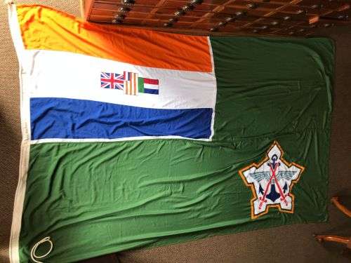 CEREMONIAL ARMY FORMATION FLAG-POLYESTER-MEASURE 270 X 180 CM-VERY GOOD CONDITION-UNUSED-DATED 1987