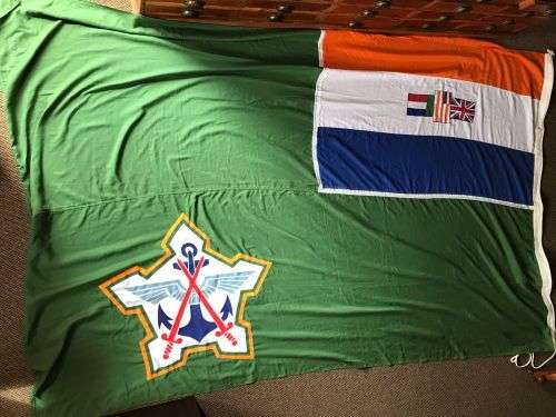 CEREMONIAL ARMY FORMATION FLAG-POLYESTER-MEASURE 270 X 180 CM-VERY GOOD CONDITION-UNUSED-DATED 1987