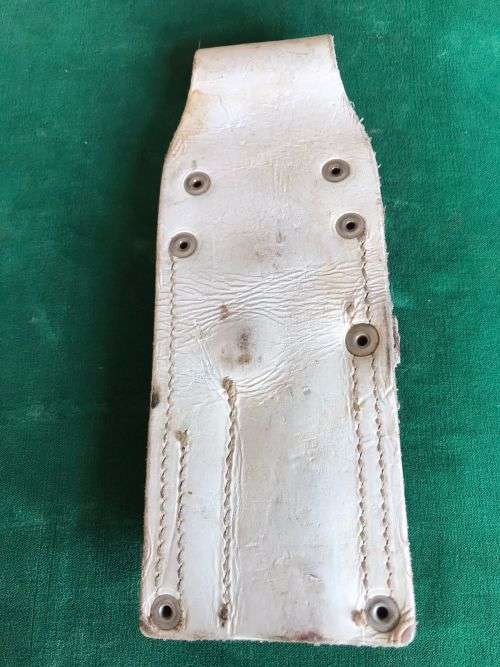 CEREMONIAL LEATHER FROG FOR SA NO 9 BAYONET