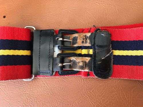 RHODESIAN ARTILLERY STABLE BELT-1960`S-1980`S- USED BUT GOOD CONDITION-EXTENDED LENGTH 108CM