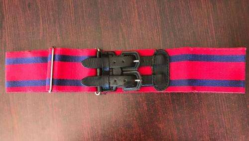 RHODESIAN CORPS OF ENGINEERS STABLE BELT IN VERY GOOD CONDITION- EXTENDED LENGTH 94CM