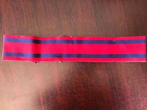 RHODESIAN CORPS OF ENGINEERS STABLE BELT IN VERY GOOD CONDITION- EXTENDED LENGTH 94CM