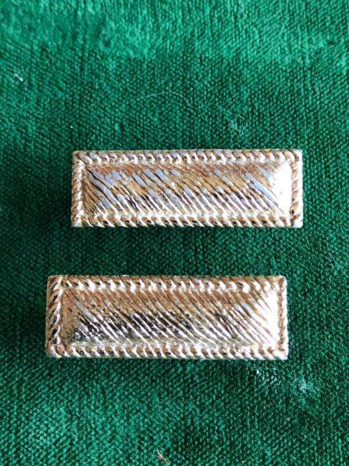 RHODESIA BSAP RANK BADGE PAIR-LUGS INTACT