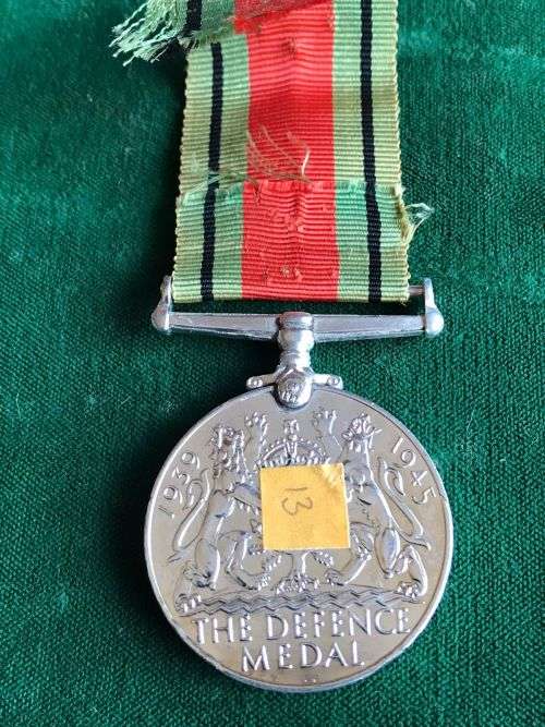 WW22- FULL SIZE- DEFENCE MEDAL- UNNAMED