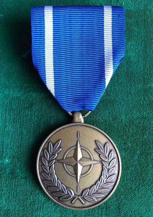NATO SERVICE MEDAL FOR SERVICE IN FORMER YOGOSLAVIA-INSTITUTED DEC 1994