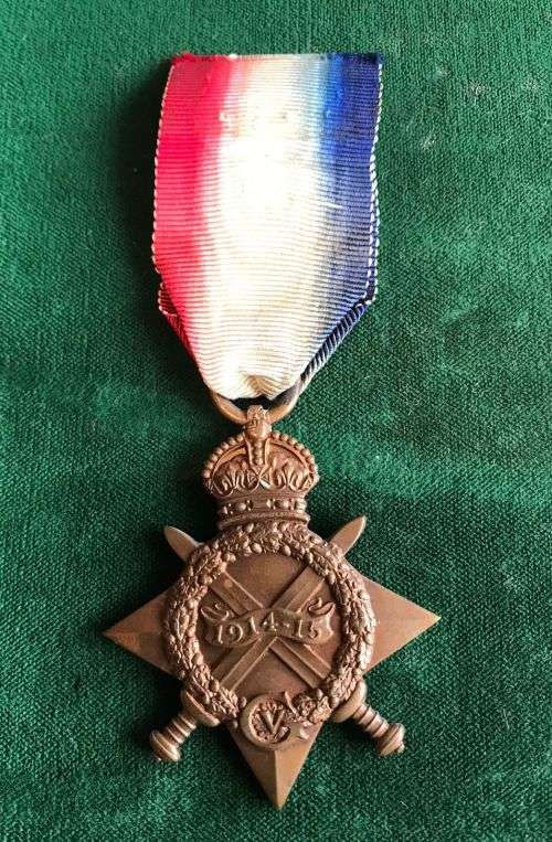 FULL SIZE WW1 STAR NAMED TO MZ-018688 PTE.  R.M. DOUGLAS  A.S.C.