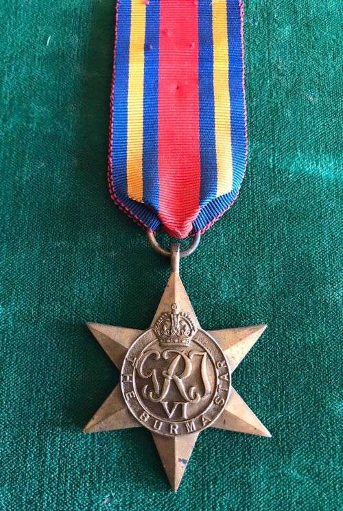 FULL SIZE WW2 BURMA STAR- UNNAMED