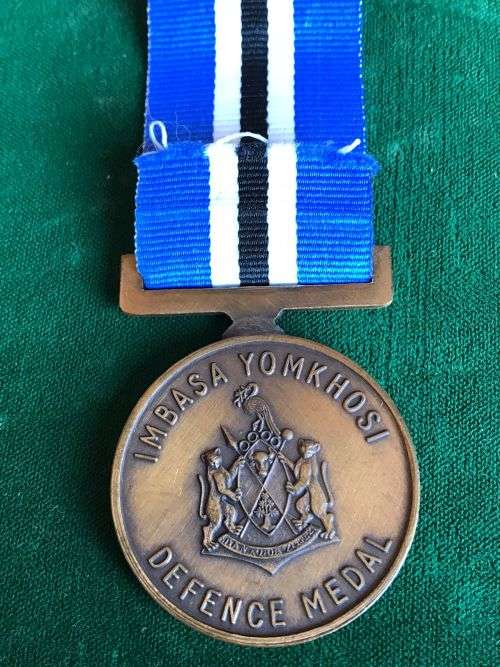 FULL SIZE CISKEI DEFENCE MEDAL FOR PREVENTION OF TERRORISM, UNREST OR OTHER INETERNAL DISORDER