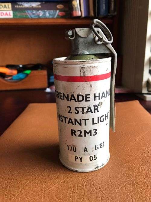 SADF PERIOD SIGNAL, SMOKE GRENADE -INERT