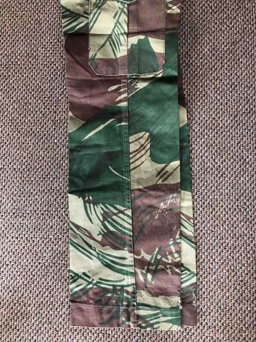 RHODESIAN CAMO TROUSERS-SIZE 32 PIPE LENGTH 75 CM-ORIGINAL AND IN VERY GOOD CONDITION (UNWORN)
