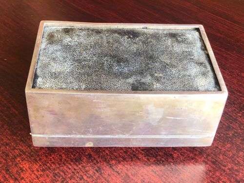 STERLING SILVER HOLDER PRESENTED TO LIEUT COL. SMYTH DSP DISTRICT SURGEON PEDDIE-1923-MEASUREMENTS 1