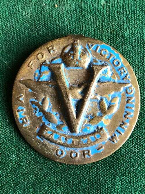 SAAF WW2 VICTORY BADGE