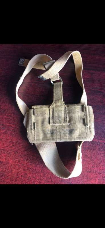 WW2 -AMMO POUCHES STAMPED AND DATED 1940