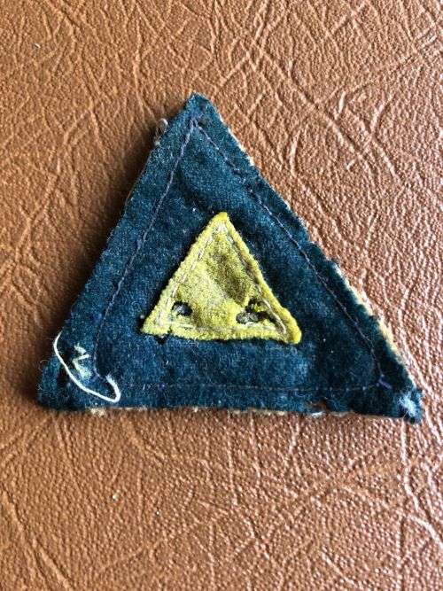 6TH SA ARMOURED DIVISION FORMATION PATCH WORN (ALSO BY RHODESIANS) ITALY-WW2