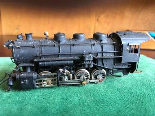 TENSHODO HO BRASS LOCOMOTIVE AND TENDER 0-8-0. HAND BUILD- VERY RARE- JAPAN