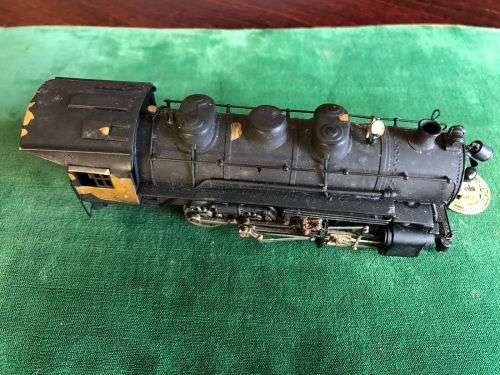 TENSHODO HO BRASS LOCOMOTIVE AND TENDER 0-8-0. HAND BUILD- VERY RARE- JAPAN