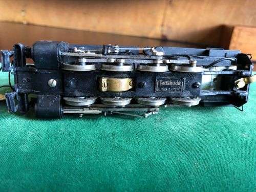 TENSHODO HO BRASS LOCOMOTIVE AND TENDER 0-8-0. HAND BUILD- VERY RARE- JAPAN