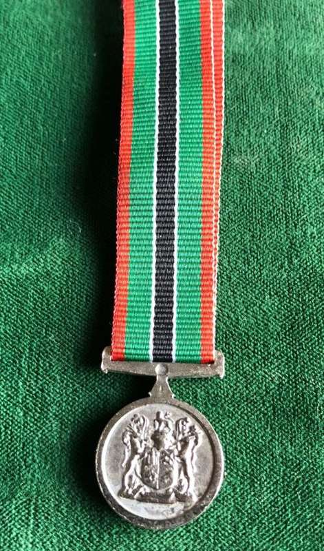 MINIATURE OPERATIONAL MEDAL FOR SOUTH AFRICA