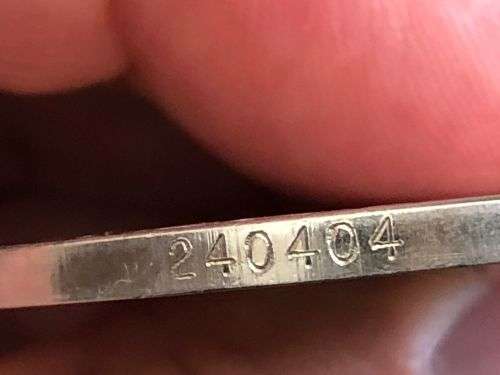 FULL SIZE SADF GENERAL SERVICE MEDAL-NUMBERED ON RIM