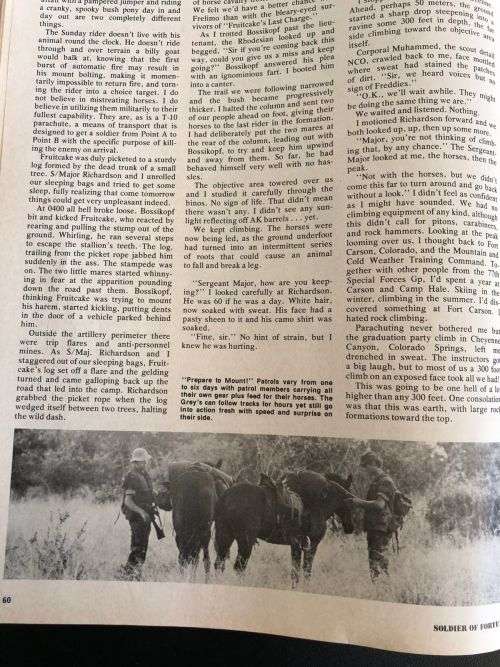 JANUARY 1979 COVER PIC MAJOR DARRELL WINKLER RHODESIAN ARMOURED CAR REGIMENT-BLACK DEVIL BEHIND TWIN