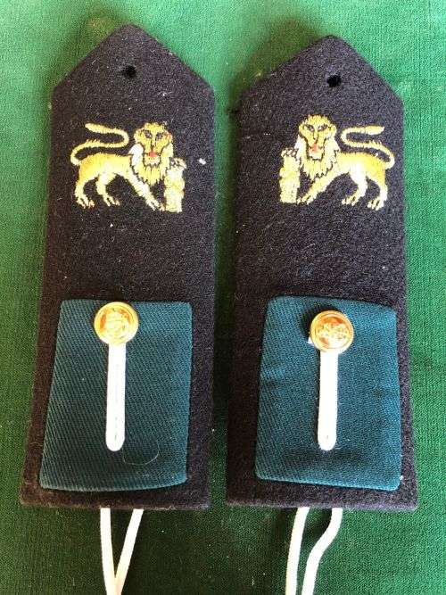 SA NAVY CITIZEN FORCE MIDSHIPSMAN RANK BADGE PAIR-INTRODUCED 1990`S