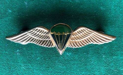 SA PARA NIGHT JUMPERS FULL SIZE WING GILT + ENAMEL- 2 PINS-NEVER USED