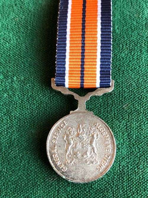 MINIATURE SADF GENERAL SERVICE MEDAL (GSM) 1987