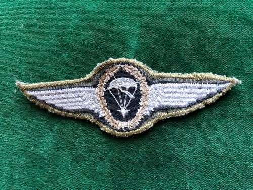 GERMAN FEDERAL REP. PARA WING AIR FORCE CLASS 1-EMBROIDERED- 1966-1983