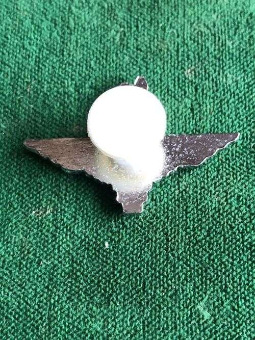 GREAT BRITAIN PARACHUTE REGT. LAPEL PIN POST 1950`S-ENAMEL