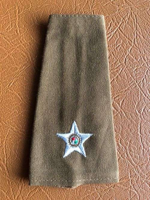 ARMY RANK SLIP ON-SINGLE FOR 2ND LIEUTENANT -1996-2002
