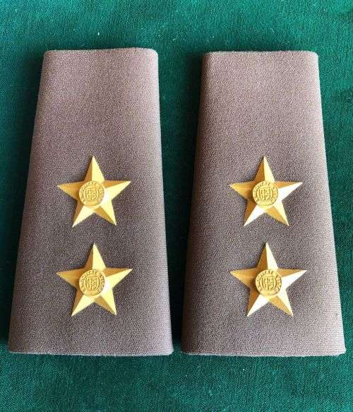 SADF TUPPER RANK PAIR FOR LIEUTENANT- 1980`S-1996