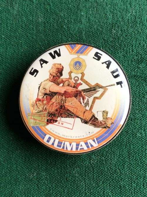 SAW/SADF-OUMAN BADGE-DIAMETER 35 MM- 2 PINS
