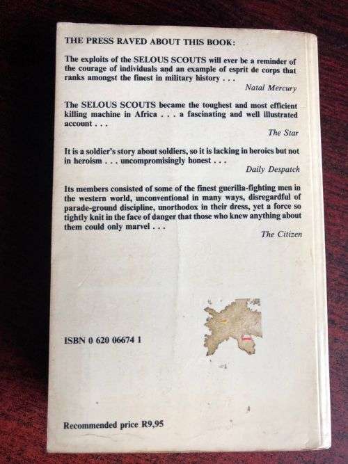 SELOUS SCOUTS TOP SECRET WAR BY LT. COL. RON DALY AS TOLD TO PETER STIFF-SOFT COVER FIRST GLALGO PAP