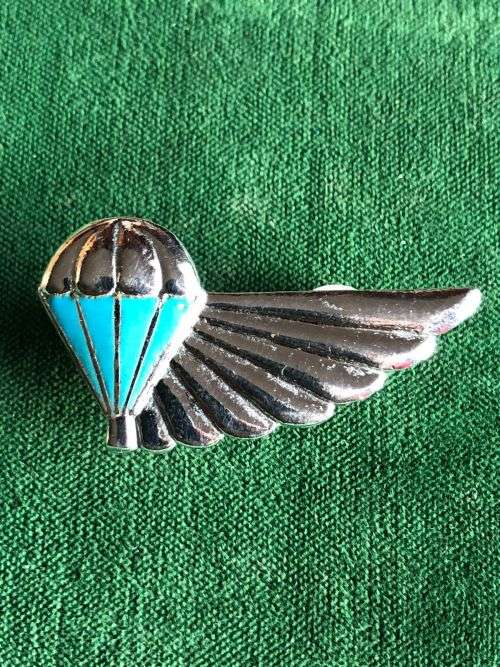 101 AIR SUPPLY CHROME AND ENAMEL HALF WING- 2 PINS