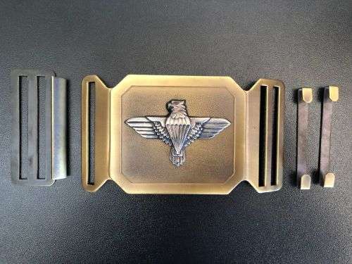 44 PARACHUTE BRIGADE STABLE BELT BUCKLE COMPLETE