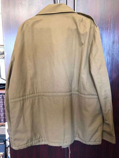 SADF NUTRIA JACKET-LABELLED AND DATED 1986-SIZE LARGE-MEASURES 66 CM ARMPIT TO ARMPIT-PADDED AND IN