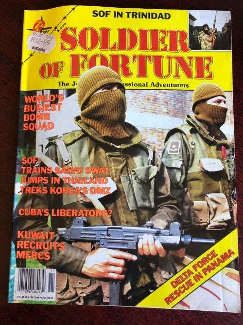 SOLDIER OF FORTUNE NOV 1990 VOL 15 NO 11- GOOD CONDITION