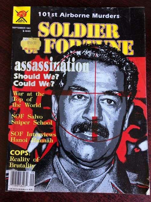 SOLDIER OF FORTUNE SEPT 1991 VOL 16 NO 9 -GOOD CONDITION