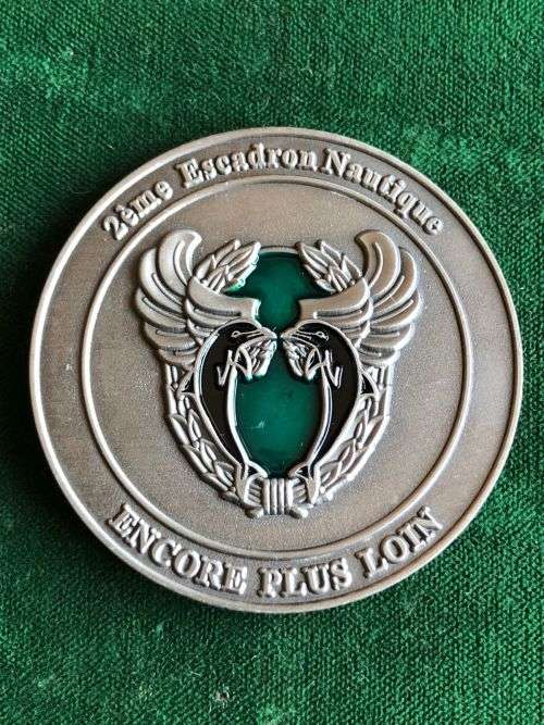 13TH PARACHUTE REGT. CHALLENGE COIN-A SPECIAL RECCE REGT.-ONE OF 3 REGIMENTS IN THE FRENCH ARMY SPEC