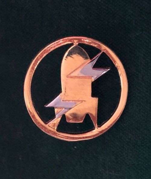 SA ARMY EXPLOSIVE ORDNANCE DISPOSAL BADGE(EOD BADGE)- MESS DRESS WITH FLAT FACE- 2 PINS