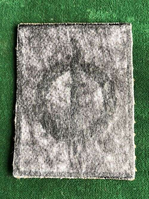 RECCE OPERATORS QUALIFICATION BREAST BADGE-BLACK EMBROIDERED ON NUTRIA